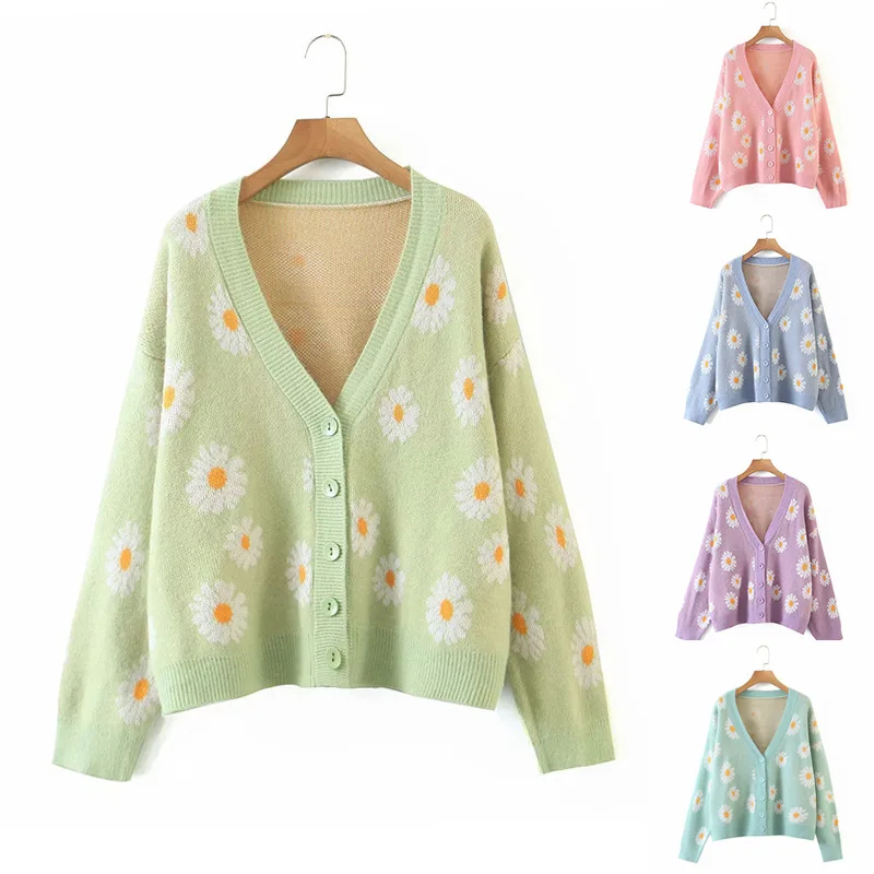 2022 Korean Style Sweet Sweater Coat Women's New Loose Casual Knitted Cardigan cardigan
2022 Korean Style Sweet Sweater Coat Women's New Loose Casual Knitted Cardigan cardigan