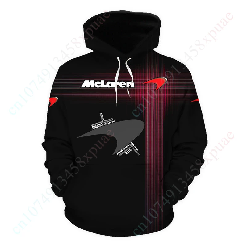 

McLaren Casual F1 Sweatshirt Essentials Streetwear Anime 3D Printing Oversize Hoodie Unisex Zip Hoodies Harajuku Men's Clothing