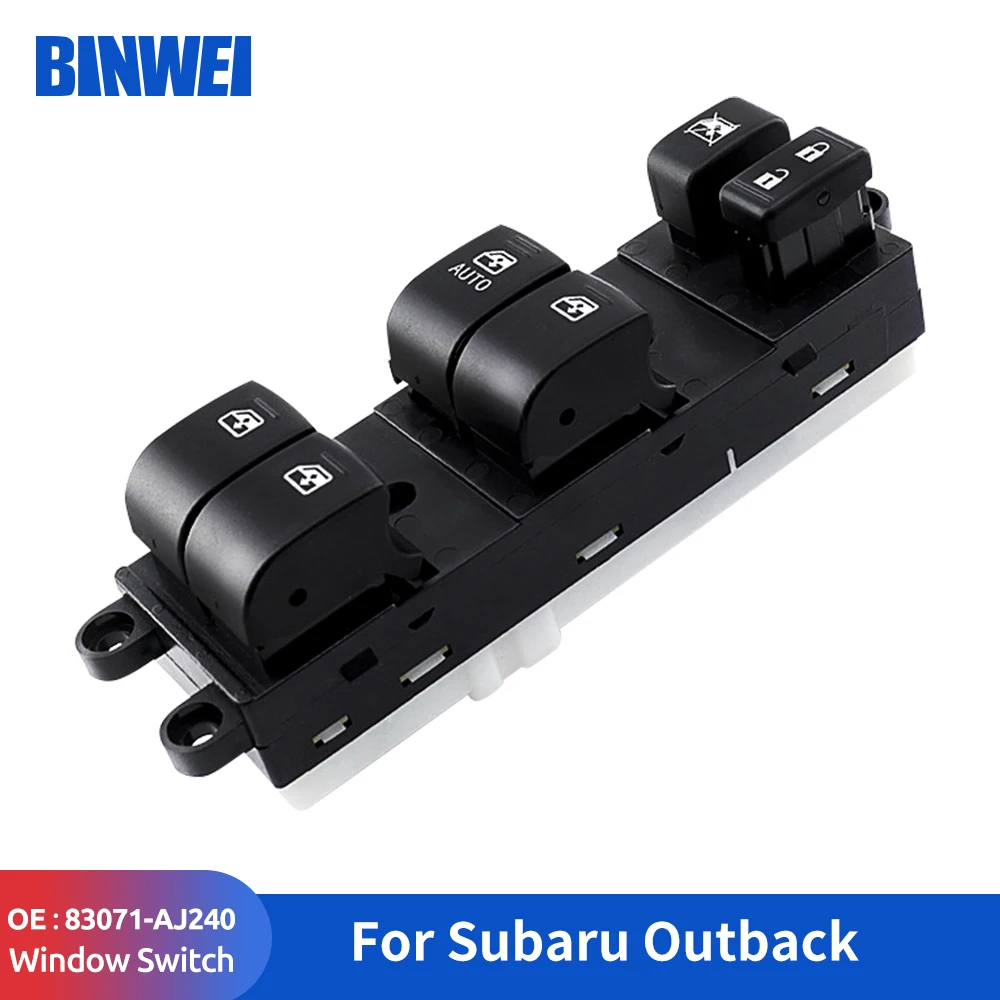 BINWEI Power Window Switch Control Button For Subaru Outback 2013 2014 2015 Glass Switch Control Replacement 83071-AJ240
BINWEI Power Window Switch Control Button For Subaru Outback 2013 2014 2015 Glass Switch Control Replacement 83071-AJ240