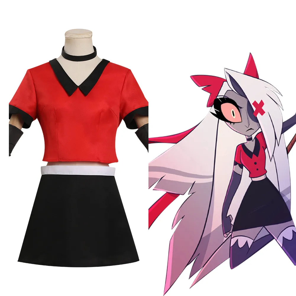 Hazbin Cosplay Hotel VAGGIE Cosplay Costume Outfits Top Skirt Halloween Carnival Suit
Hazbin Cosplay Hotel VAGGIE Cosplay Costume Outfits Top Skirt Halloween Carnival Suit