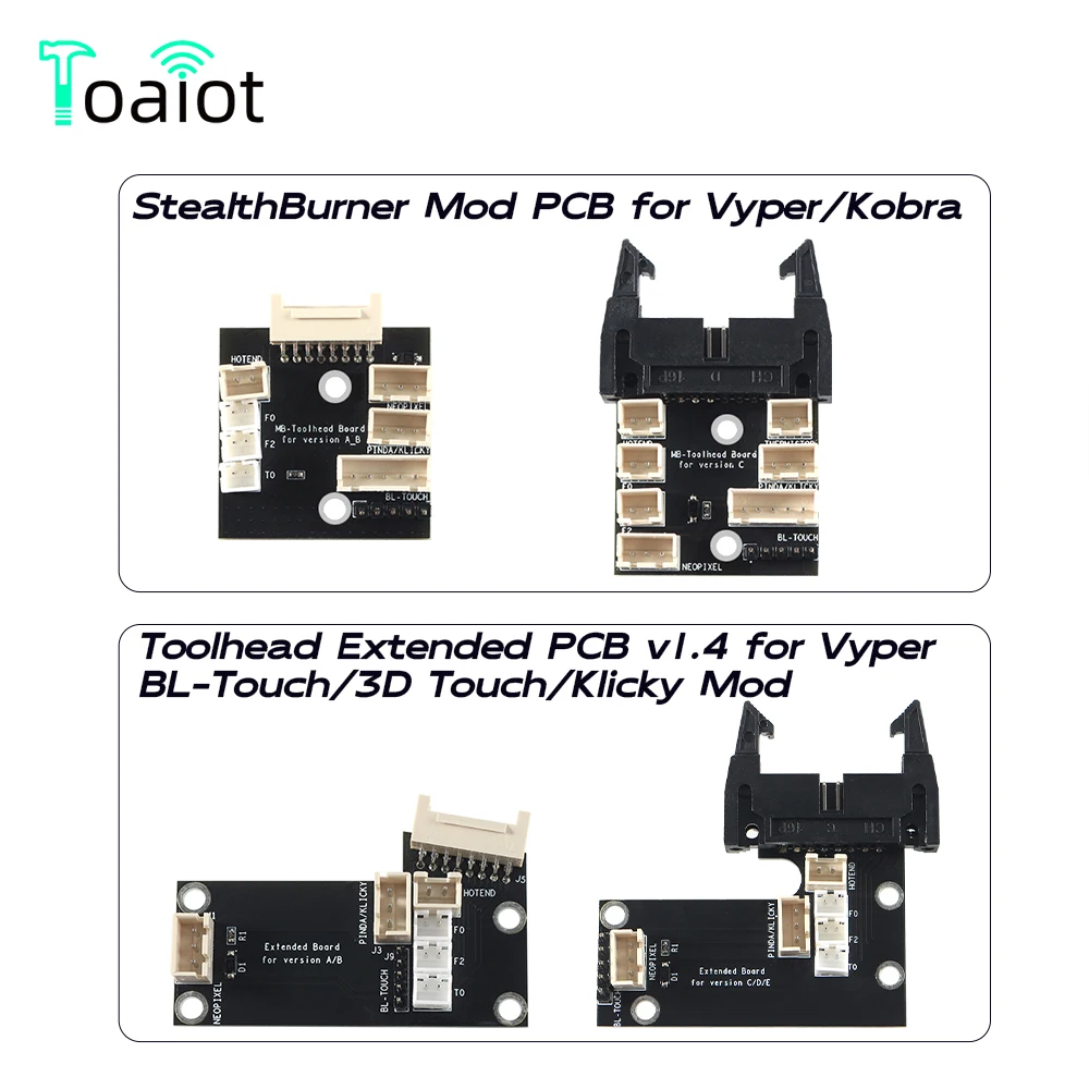 Toaiot StealthBurner Toolhead Board Extended Board PCB for Anycubic Vyper Touch or Kobra Max or Kobra Plus Modification Powered
Toaiot StealthBurner Toolhead Board Extended Board PCB for Anycubic Vyper Touch or Kobra Max or Kobra Plus Modification Powered