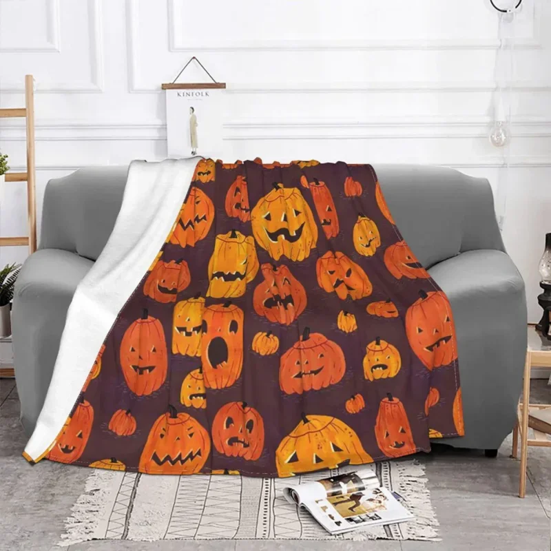 Halloween Happy Flannel Printed Pumpkin Portable Lightweight Throw Blankets For Sofa Couch Bedspreads
Halloween Happy Flannel Printed Pumpkin Portable Lightweight Throw Blankets For Sofa Couch Bedspreads