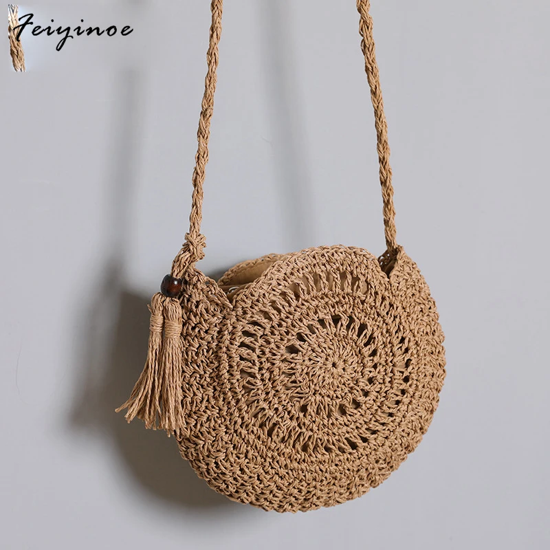 Round Tassel Straw Crossbody Bag Women Summer Rattan Handbags Handmade Woven Beach Circle Bohemia Beach Travel Shoulder Tote2022
Round Tassel Straw Crossbody Bag Women Summer Rattan Handbags Handmade Woven Beach Circle Bohemia Beach Travel Shoulder Tote2022