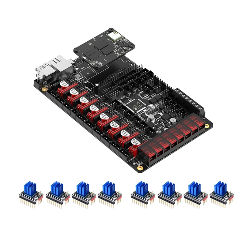 SEWS-BIGTREETECH Manta M8P материнская плата 32 бит с CB1 V2.1 для Klipper Raspberry Pi CM4 Voron V0 Ender 3 плата управления
SEWS-BIGTREETECH Manta M8P материнская плата 32 бит с CB1 V2.1 для Klipper Raspberry Pi CM4 Voron V0 Ender 3 плата управления