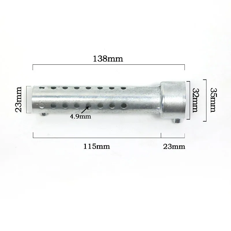 Универсальный глушитель выхлопных газов 35/42/45/48/60 мм
Универсальный глушитель выхлопных газов 35/42/45/48/60 мм