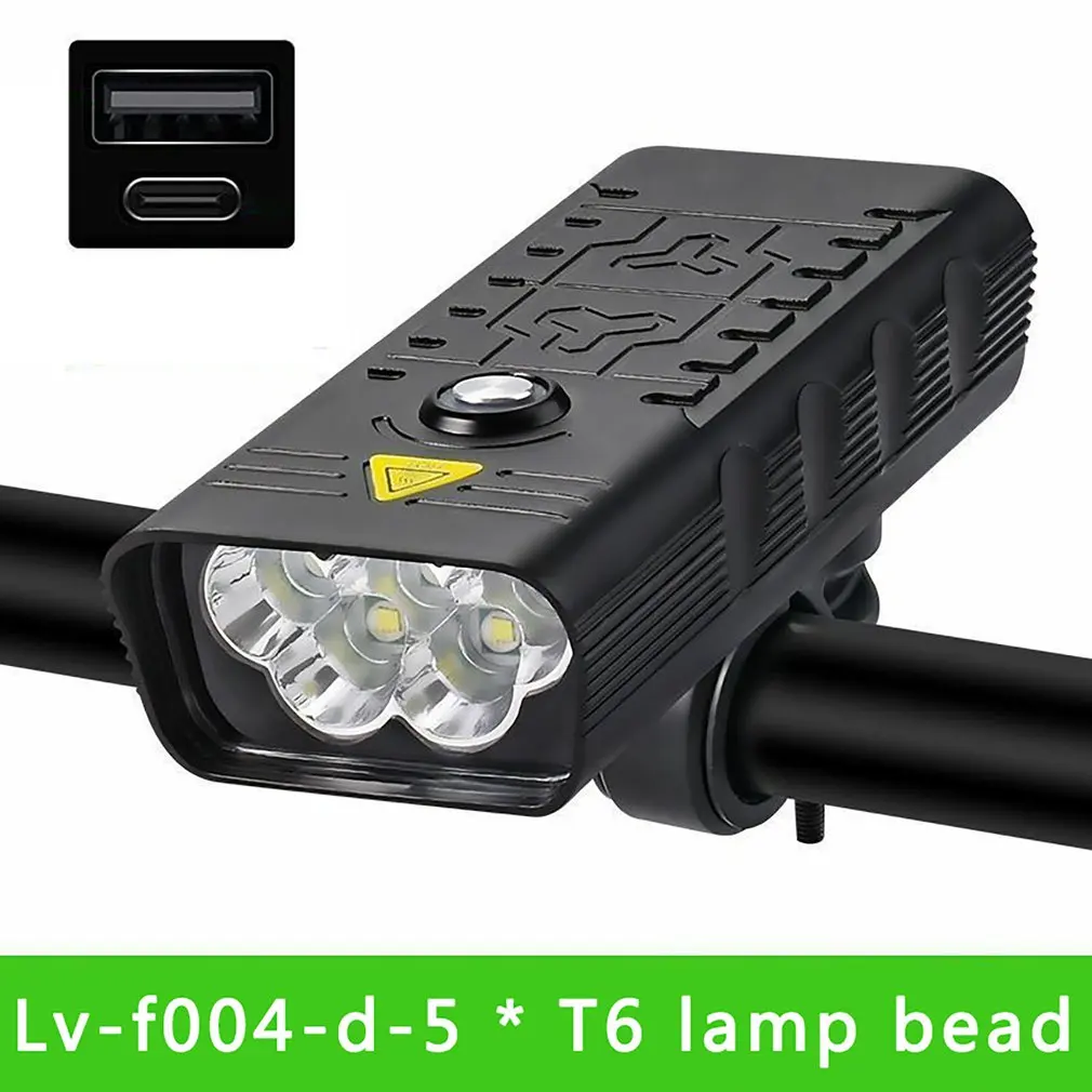 Bicycle Lamp Mountain Bike Headlight LED Flashlight with T6 Strong Light Lamp Bead 3/5 Lights 4 Modes IPX5 Waterproof Headlight
Bicycle Lamp Mountain Bike Headlight LED Flashlight with T6 Strong Light Lamp Bead 3/5 Lights 4 Modes IPX5 Waterproof Headlight