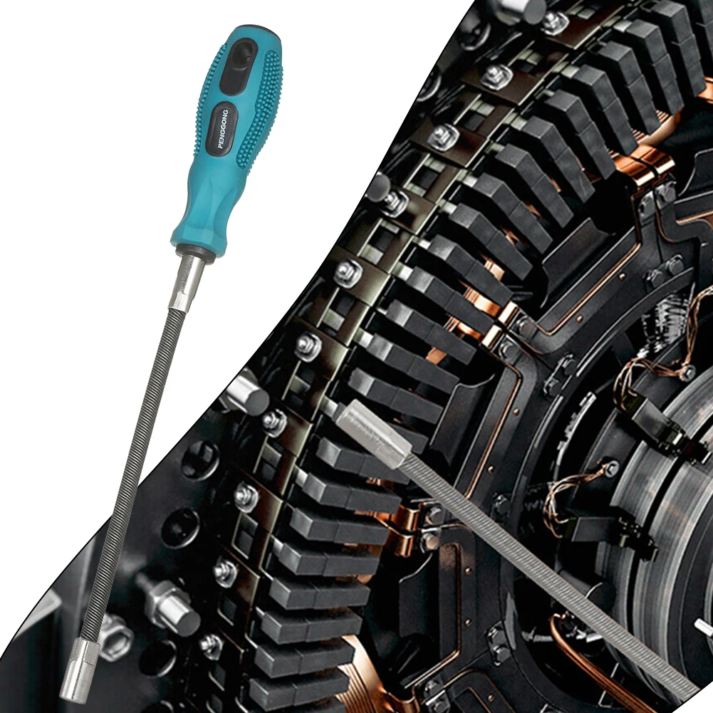 Electric Drill Screwdriver Bit Snake Flexible Hose Cardan Shaft Connection Soft Metal Extension Socket Adapter Tool 31x3cm
Electric Drill Screwdriver Bit Snake Flexible Hose Cardan Shaft Connection Soft Metal Extension Socket Adapter Tool 31x3cm