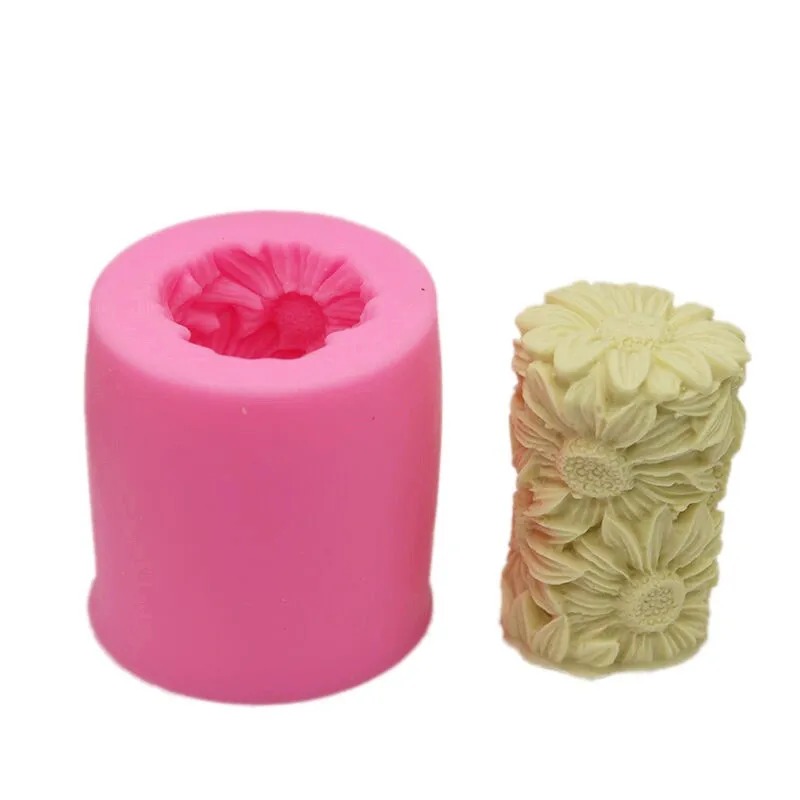 Sunflower Long Cylindrical Candle Silicone Mold 3D Three-dimensional Sugar Cake Mold Baking DIY Chocolate Mold
Sunflower Long Cylindrical Candle Silicone Mold 3D Three-dimensional Sugar Cake Mold Baking DIY Chocolate Mold