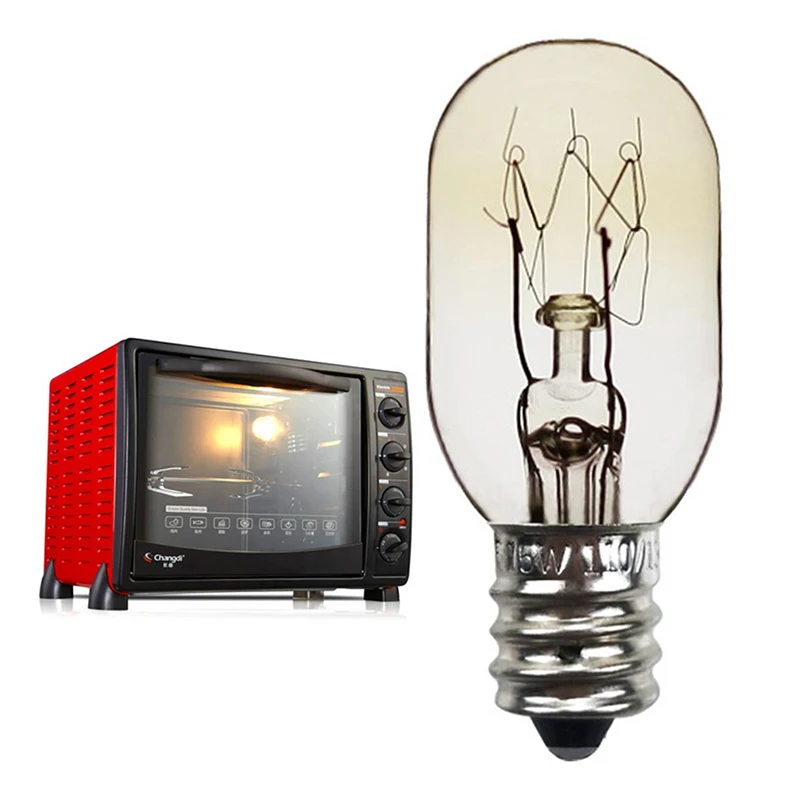1Pc Microwave Oven Bulb.High Temperature 110V~130V Oven Light Bulb Heat Resistant Bulb 300 Degree Cooker Hood Lamps
1Pc Microwave Oven Bulb.High Temperature 110V~130V Oven Light Bulb Heat Resistant Bulb 300 Degree Cooker Hood Lamps