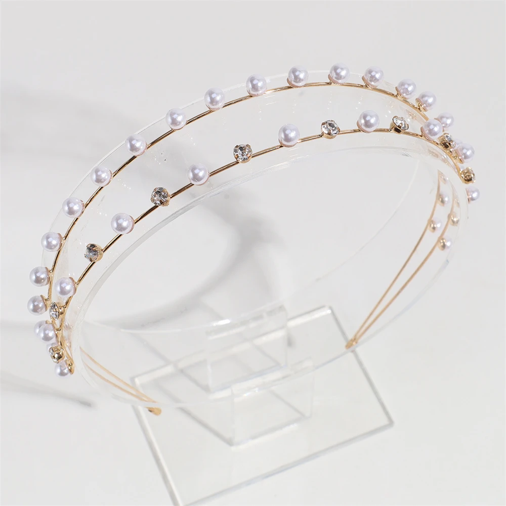Sweet Alloy Double Layer Pearl Rhinestone Headband Trendy Women Fragmented Hair Yoga Turban Hairband Hair Accessories For Girls
Sweet Alloy Double Layer Pearl Rhinestone Headband Trendy Women Fragmented Hair Yoga Turban Hairband Hair Accessories For Girls