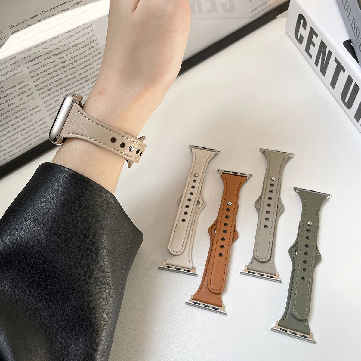 Slim Leather Strap For Apple Watch Band 8 7 6 SE 5 4 3 38MM 42MM Correas Bracelet for iwatch 40MM 44MM 41MM 45MM 49MM Ultra
Slim Leather Strap For Apple Watch Band 8 7 6 SE 5 4 3 38MM 42MM Correas Bracelet for iwatch 40MM 44MM 41MM 45MM 49MM Ultra