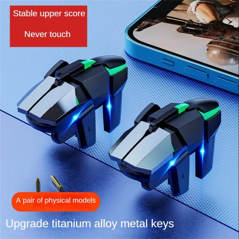 4.5-7.1 Inch Six Fingers Mobile Gaming Trigger Non-slip Fire Aim Button Stable Controller Triggers For Pubg Zinc Alloy Universal
4.5-7.1 Inch Six Fingers Mobile Gaming Trigger Non-slip Fire Aim Button Stable Controller Triggers For Pubg Zinc Alloy Universal