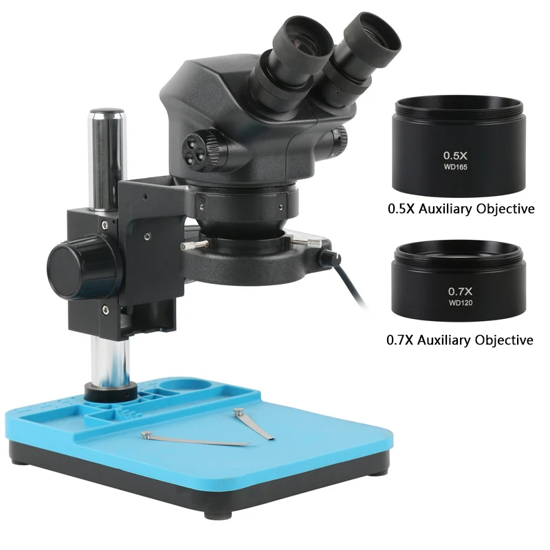 3.5X 7X 50X Continuous Zoom Binocular Stereo Microscope WF10X/22MM Eyepieces 56 LED Light 0.5X0.7X Barlow Objective Lens
3.5X 7X 50X Continuous Zoom Binocular Stereo Microscope WF10X/22MM Eyepieces 56 LED Light 0.5X0.7X Barlow Objective Lens
