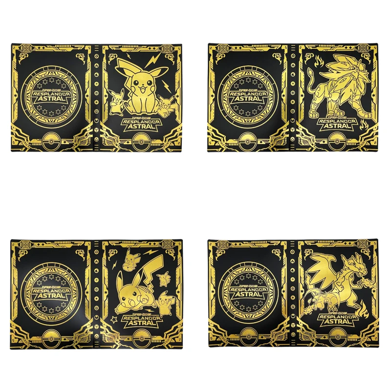 9 Pocket 540 Card Pocket Monster Cards Storage Album Creative Pok é Mon Gold Foil Card Collection Album Toy Festival Gifts
9 Pocket 540 Card Pocket Monster Cards Storage Album Creative Pok é Mon Gold Foil Card Collection Album Toy Festival Gifts