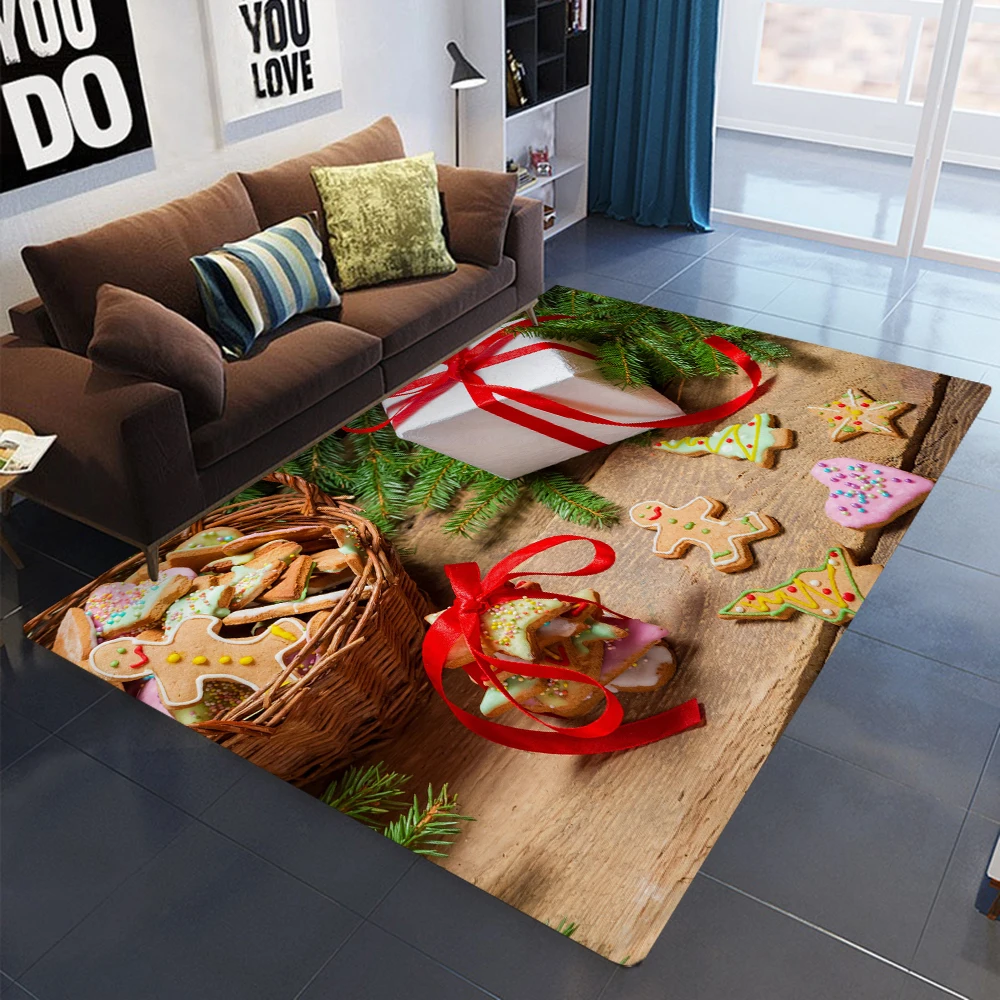 Рождественский подарок домашние напольные коврики с принтом для спальни гостиной Детский ковер нескользящий коврик для входной двери праздничный декоративный коврик 
Рождественский подарок домашние напольные коврики с принтом для спальни гостиной Детский ковер нескользящий коврик для входной двери праздничный декоративный коврик