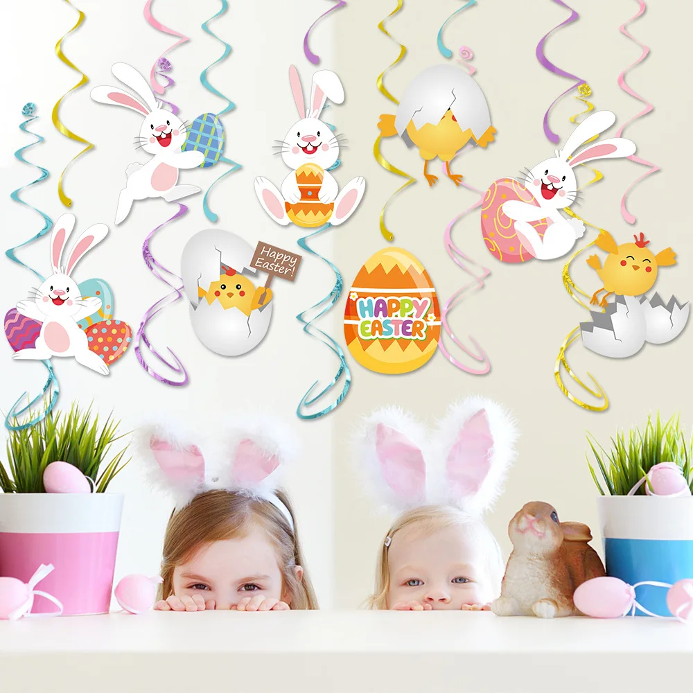 Easter Hanging Swirl Decorations Cute Easter Egg Bunny Hanging Swirl Spring Party Ornaments for Home Office School Easter Decors
Easter Hanging Swirl Decorations Cute Easter Egg Bunny Hanging Swirl Spring Party Ornaments for Home Office School Easter Decors