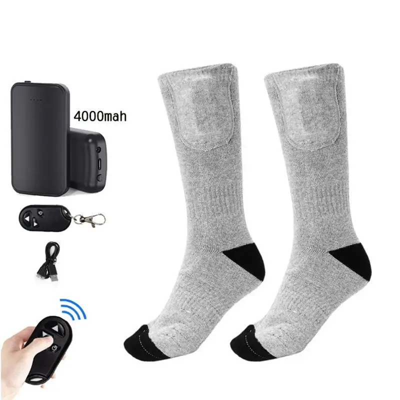 NEW Electric Heating Socks 3.7V 4000mAh Rechargeable Battery Powered Winter Warm Outdoor Skiing Cycling Socks Thermal Socks
NEW Electric Heating Socks 3.7V 4000mAh Rechargeable Battery Powered Winter Warm Outdoor Skiing Cycling Socks Thermal Socks