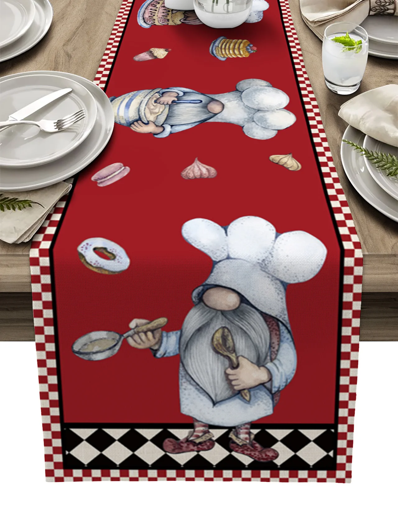 Шеф-повар Midget десертная кухонная настольная дорожка кухонная дорожка обеденная Свадебная настольная декорация журнальный столик деревенс...
Шеф-повар Midget десертная кухонная настольная дорожка кухонная дорожка обеденная Свадебная настольная декорация журнальный столик деревенс...