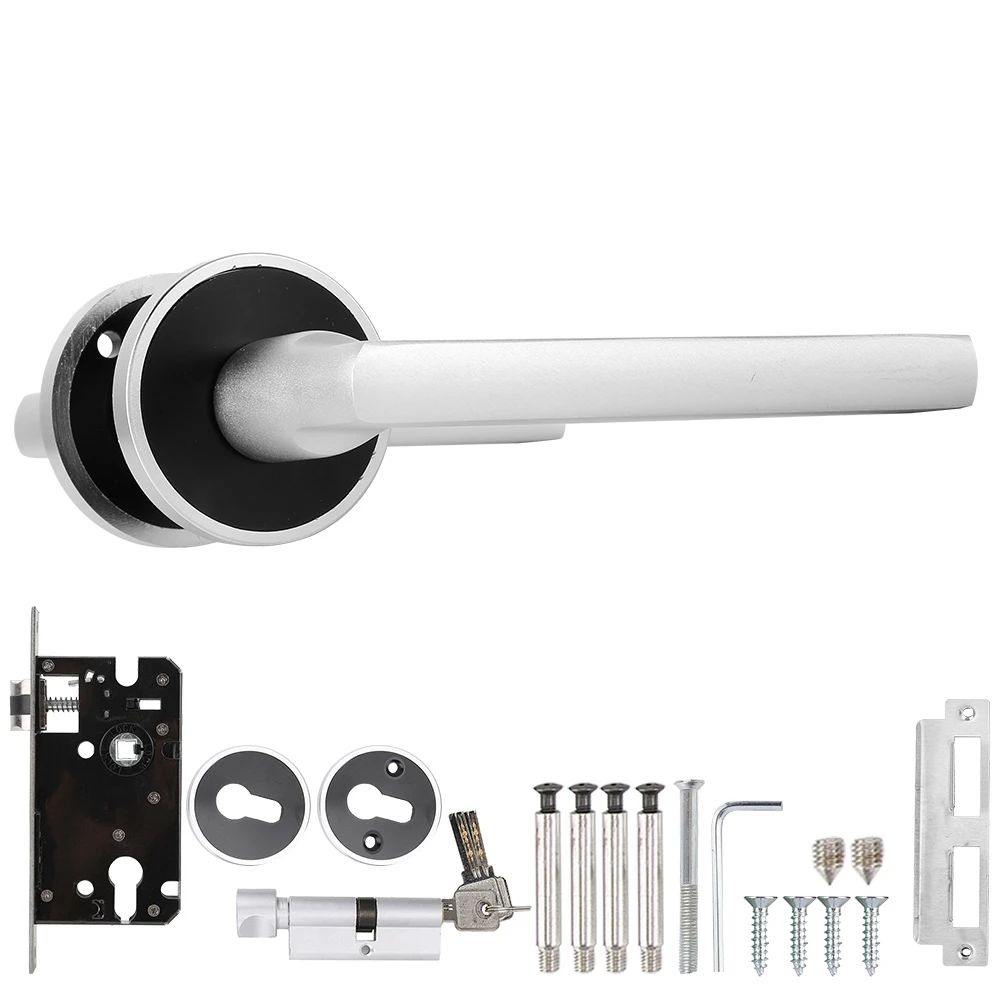 European Style Durable Door Handle Front Back Lever Lock Cylinder With Keys Aluminum European Style Door Lock European Style
European Style Durable Door Handle Front Back Lever Lock Cylinder With Keys Aluminum European Style Door Lock European Style