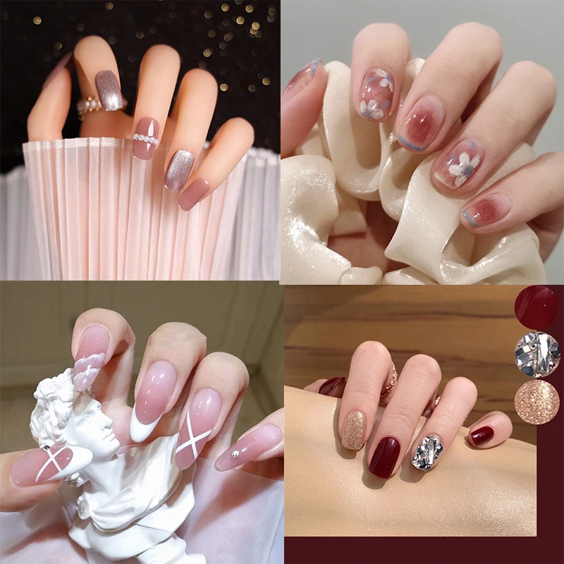 24PCS Pink Full Cover Nail Art Patch Nail Patch Manicure Stickers Nail Accessories For Woman
24PCS Pink Full Cover Nail Art Patch Nail Patch Manicure Stickers Nail Accessories For Woman