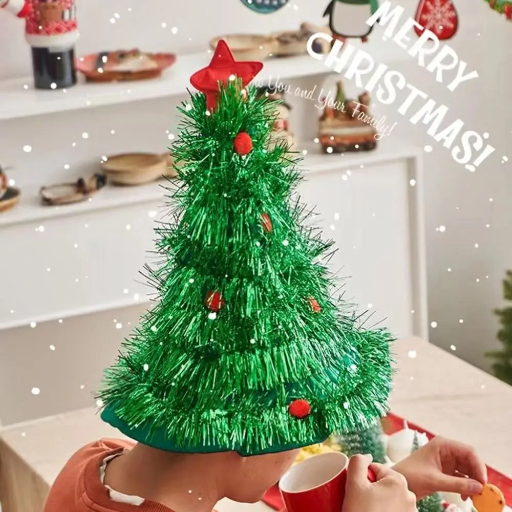 New Christmas Tree Hat for Kid Adult Non-woven Rain Silk Hat Home Decor Xmas Funny Ornaments Party Supplies Happy New Year Hat
New Christmas Tree Hat for Kid Adult Non-woven Rain Silk Hat Home Decor Xmas Funny Ornaments Party Supplies Happy New Year Hat