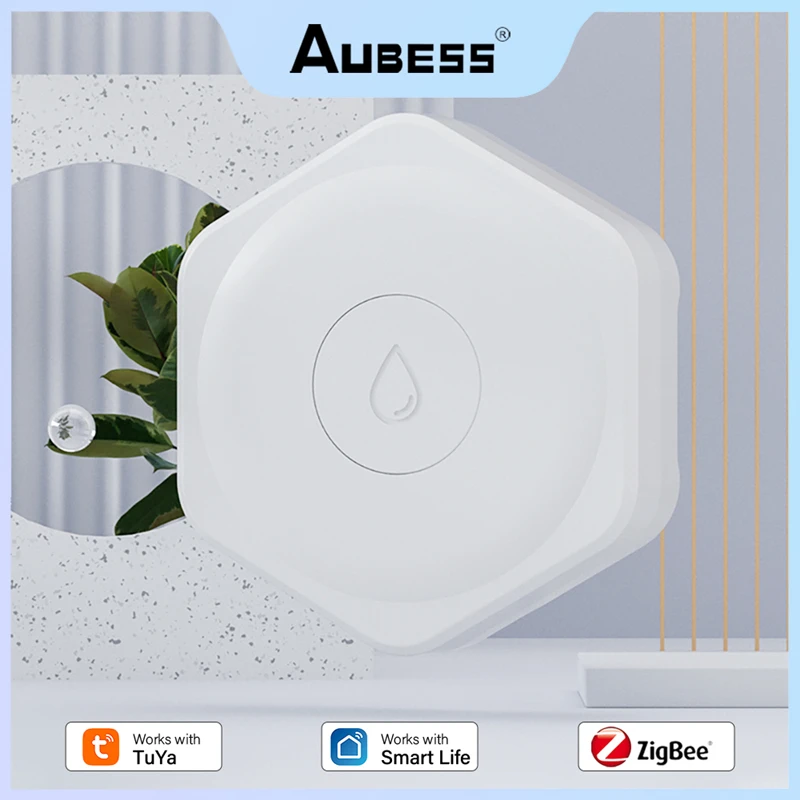 Детектор утечки воды Aubess Zigbee, умный дом, работает с приложением Tuya Zigbee Gateway
Детектор утечки воды Aubess Zigbee, умный дом, работает с приложением Tuya Zigbee Gateway