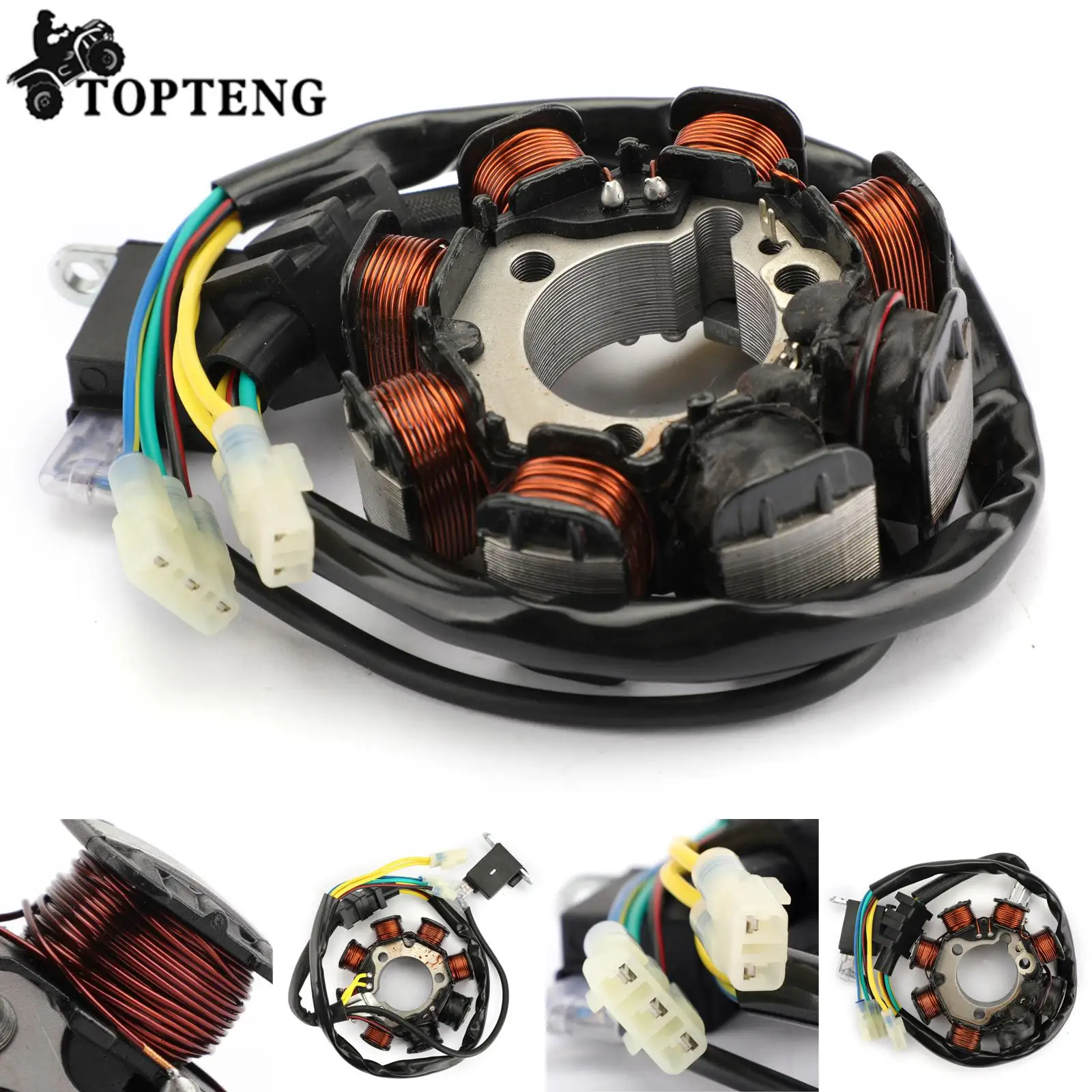 Topteng катушка статора 8 полюсов для Honda TRX200D FourTrax 200 Тип II 1991-1997
Topteng катушка статора 8 полюсов для Honda TRX200D FourTrax 200 Тип II 1991-1997