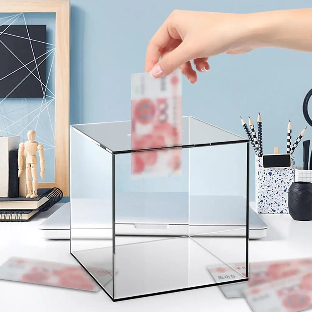 Transparent Acrylic Piggy Bank 365 Days Adults Coin Bank Box Large Capacity Saving Money Box Organizer Children Birthday Gift
Transparent Acrylic Piggy Bank 365 Days Adults Coin Bank Box Large Capacity Saving Money Box Organizer Children Birthday Gift