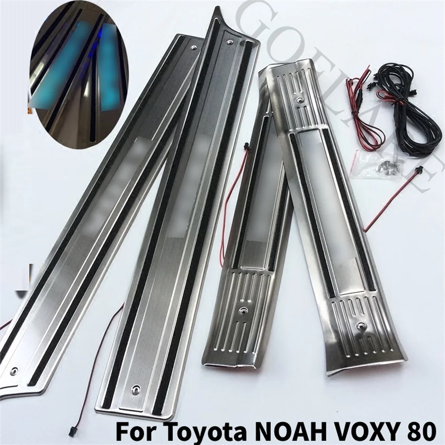 Car Accessories For Toyota NOAH VOXY 80 2015-2022 Led Door Sill Scuff Plate Sill Welcome Pedal Entry Guard Cover threshold
Car Accessories For Toyota NOAH VOXY 80 2015-2022 Led Door Sill Scuff Plate Sill Welcome Pedal Entry Guard Cover threshold