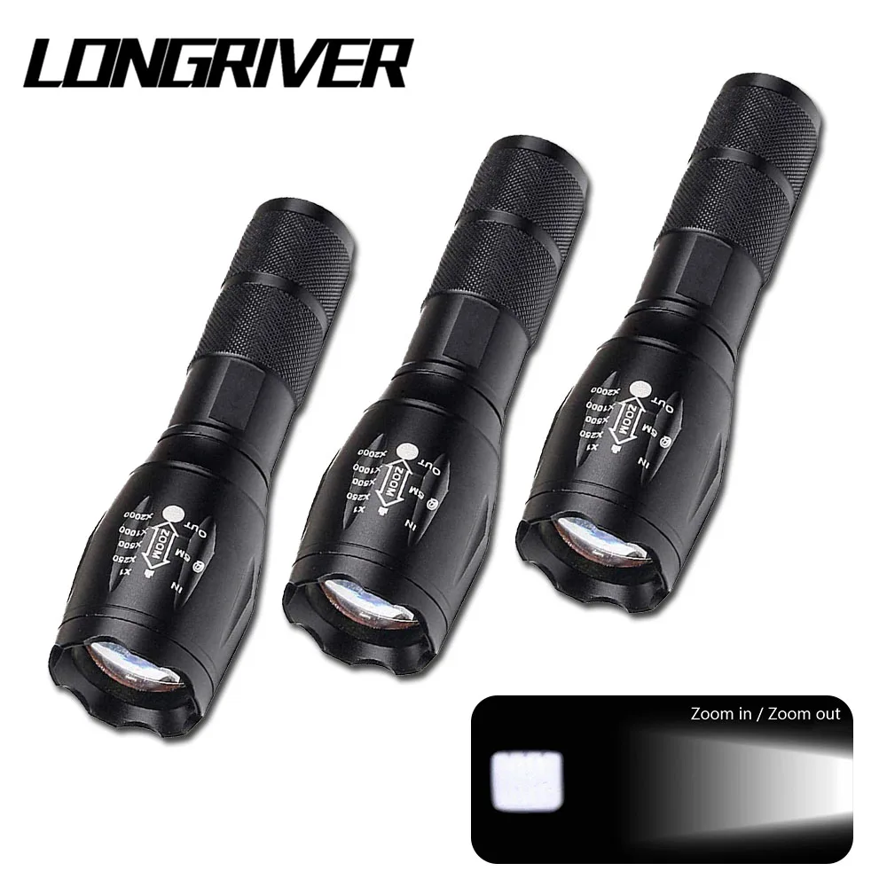 Outdoor LED Zoom Mini Power Torch Flashlight T6 Use 18650 Batteries or AAA Batteries
Outdoor LED Zoom Mini Power Torch Flashlight T6 Use 18650 Batteries or AAA Batteries