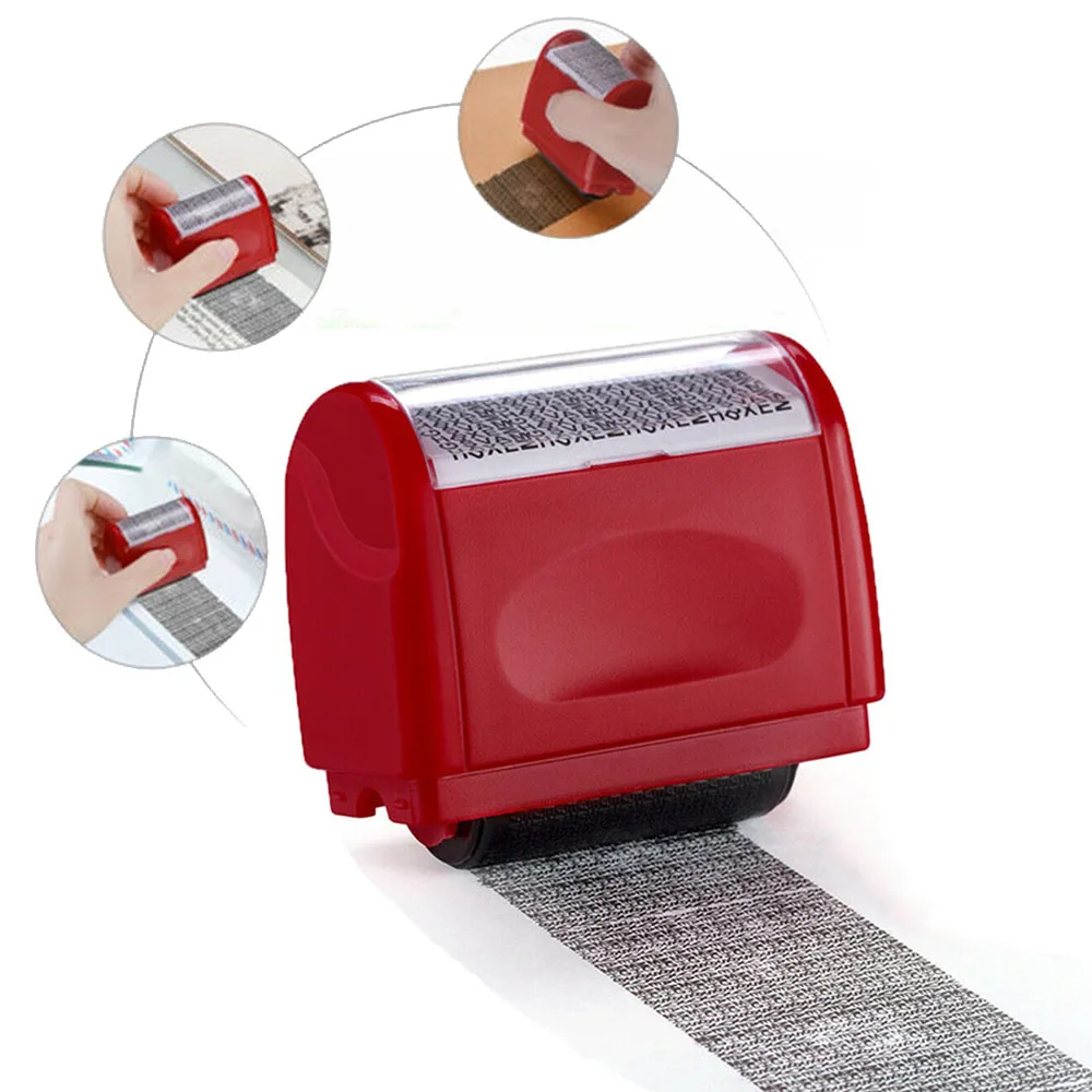 

Identity Privacy Protect Stamp Confidential Data Roller Stamp Security Theft Guard Name Address Rolling Garbled Data Protector