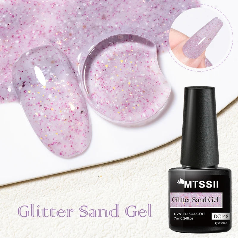 Mtssii 7ml Glitter Sand Gel Nail Polish Vernis Semi Permanent Nail Art Soak Off UV Gel Manicure Used With Any Color Base
Mtssii 7ml Glitter Sand Gel Nail Polish Vernis Semi Permanent Nail Art Soak Off UV Gel Manicure Used With Any Color Base