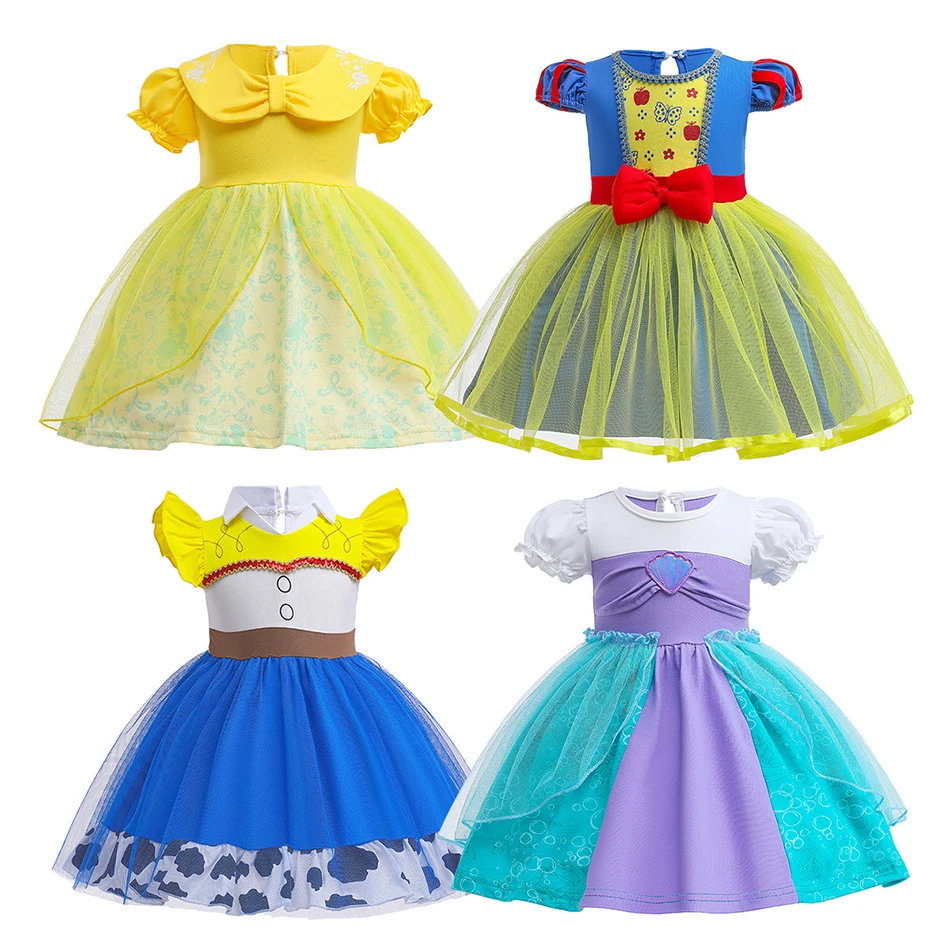 Disney Princess Snow White Dress For Baby Girls Cosplay Costume Belle Mermaid Halloween Birthday Party Kids ClothesTutu Dress
Disney Princess Snow White Dress For Baby Girls Cosplay Costume Belle Mermaid Halloween Birthday Party Kids ClothesTutu Dress