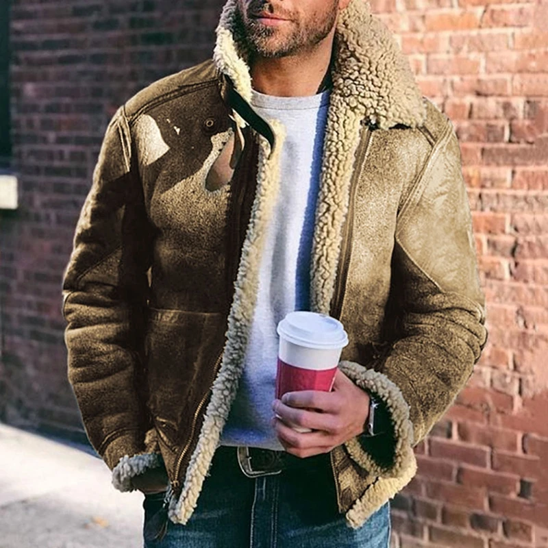 2020 Winter Men Jacket Thick Fur Warm Military Coat Motorcycle Jacket Men Outwear Fleece Windbreaker Coat
2020 Winter Men Jacket Thick Fur Warm Military Coat Motorcycle Jacket Men Outwear Fleece Windbreaker Coat