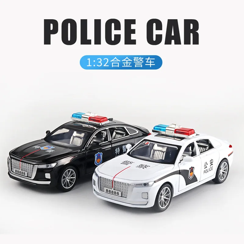 (boxed) 1:30 simulation HQ police car model toy 6 door pull back siren sound lights children's toys
(boxed) 1:30 simulation HQ police car model toy 6 door pull back siren sound lights children's toys