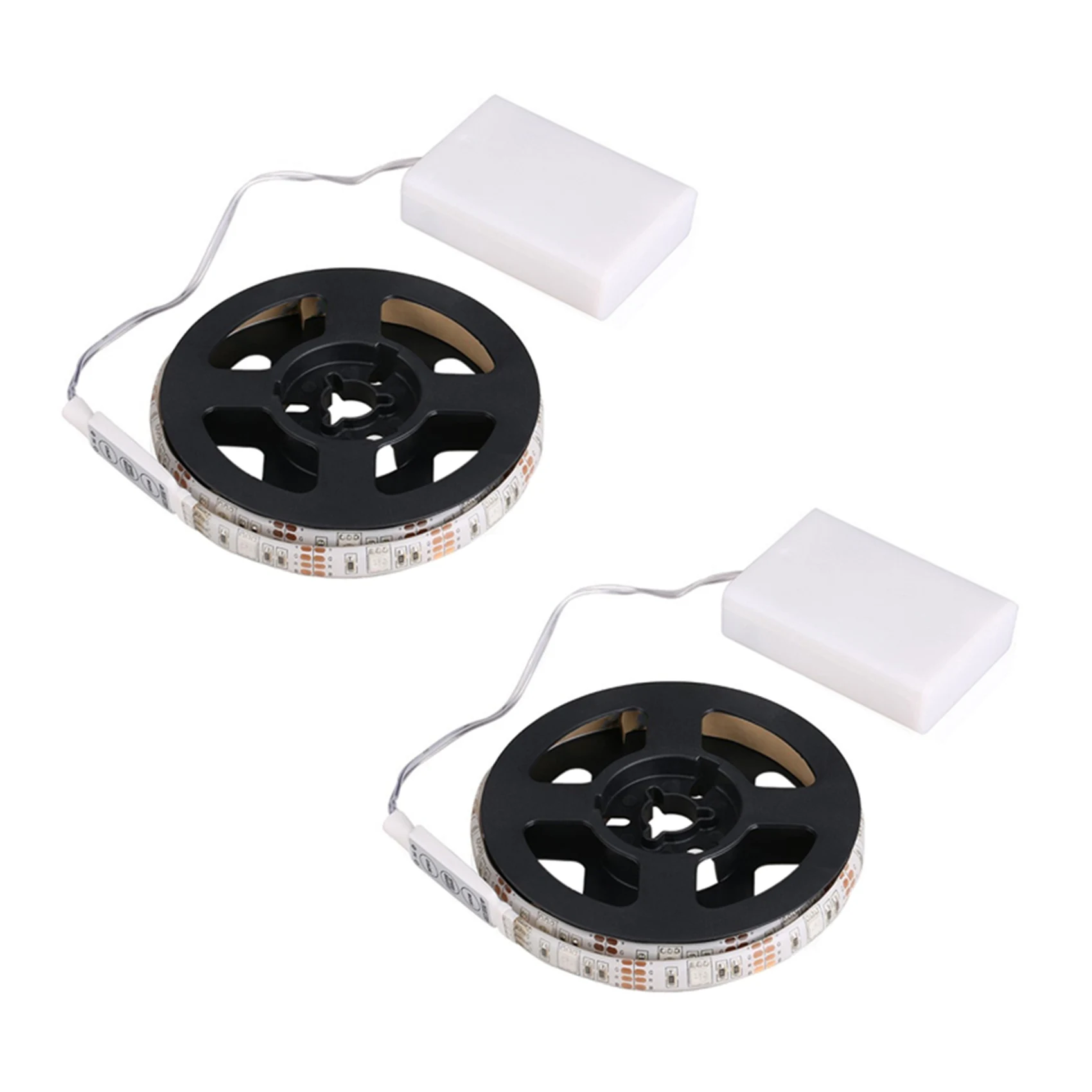2X RGB Flexible LED Light Strip Waterproof IP65 15LEDs DC5V with Controller Battery-Powered LED Tape(0.5M)
2X RGB Flexible LED Light Strip Waterproof IP65 15LEDs DC5V with Controller Battery-Powered LED Tape(0.5M)
