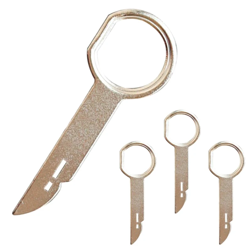 4Pcs Car Radio Removal Key Pin Tool Stereo Head Unit Audio Tools for Auto Keys Useful Practical Extraction Tools Car Styling 
4Pcs Car Radio Removal Key Pin Tool Stereo Head Unit Audio Tools for Auto Keys Useful Practical Extraction Tools Car Styling