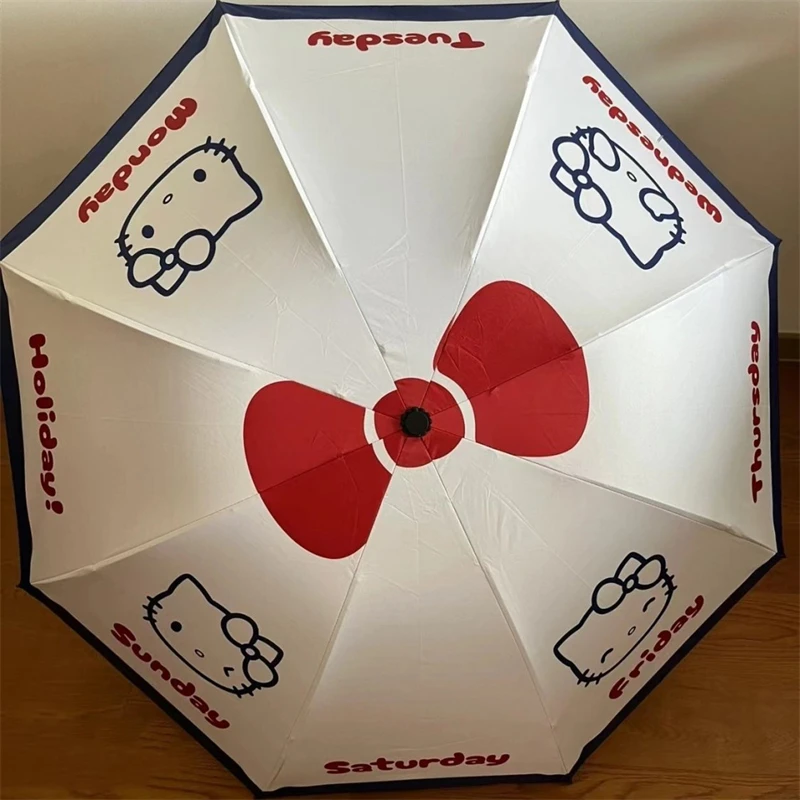 New Sanrio HelloKitty Umbrella Kawaii Anime Painted Anti Ultraviolet Sunshade Anime Girl Automatic Sunny Rain Thickened Umbrella
New Sanrio HelloKitty Umbrella Kawaii Anime Painted Anti Ultraviolet Sunshade Anime Girl Automatic Sunny Rain Thickened Umbrella