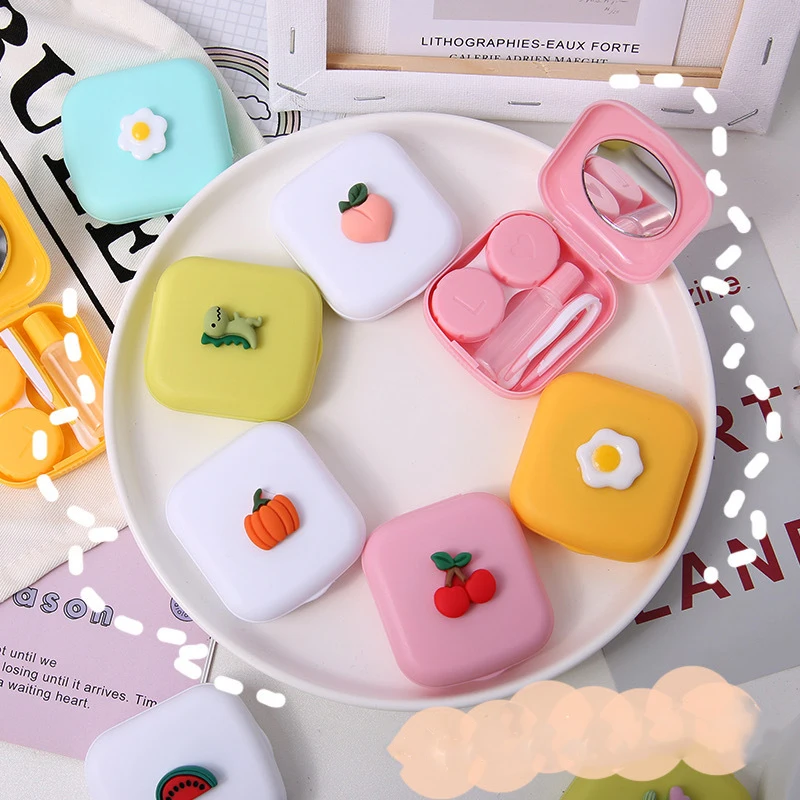Candy Solid Color Women Portable Cute Contact Lenses Box Lens Case For Eyes Care Kit Glasses case Holder Container Gift
Candy Solid Color Women Portable Cute Contact Lenses Box Lens Case For Eyes Care Kit Glasses case Holder Container Gift