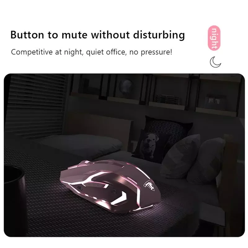 New Wireless Gaming Mouse Rechargeable 2.4G Wireless Silent LED USB Optical Ergonomic Gaming Mice Mouse For Laptop/PC
New Wireless Gaming Mouse Rechargeable 2.4G Wireless Silent LED USB Optical Ergonomic Gaming Mice Mouse For Laptop/PC