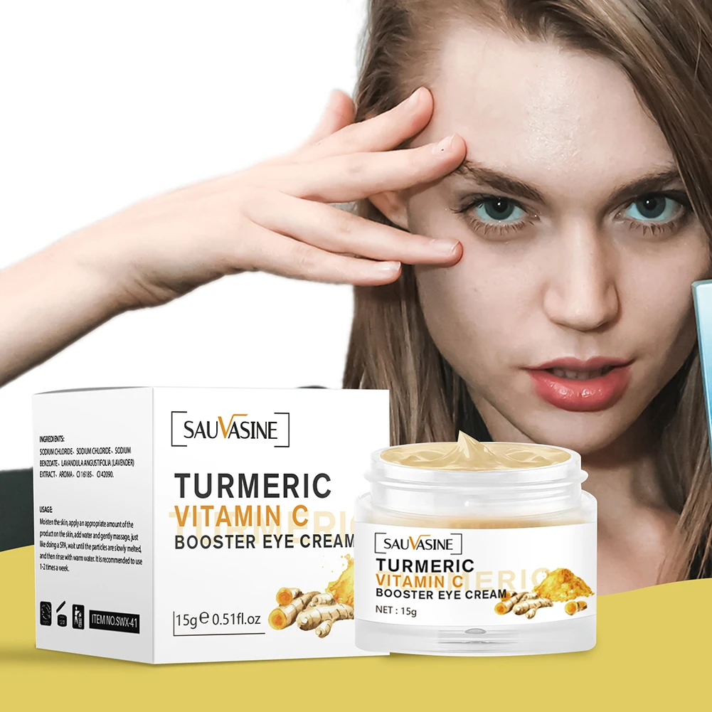 Turmeric Vitamin C Eye Cream Anti-Aging Dark Circles Wrinkles Remover Lift Firm Eye Skin Eye Moisturizer Eye Care
Turmeric Vitamin C Eye Cream Anti-Aging Dark Circles Wrinkles Remover Lift Firm Eye Skin Eye Moisturizer Eye Care