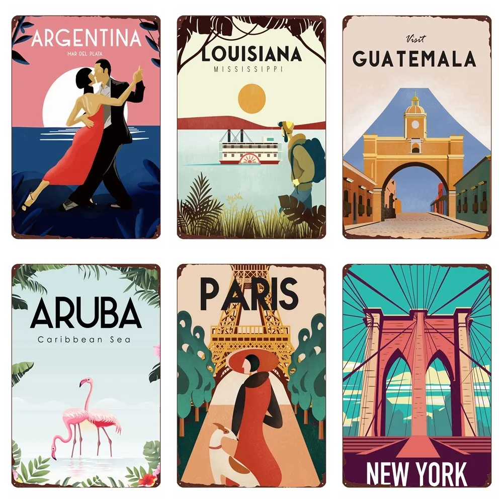 Bangkok Paris Harlem Vintage Metal Tin Sign Peru Malta Plaque Travel Landscape Art Poster Home Bar Cafe Farmhouse Wall Decor
Bangkok Paris Harlem Vintage Metal Tin Sign Peru Malta Plaque Travel Landscape Art Poster Home Bar Cafe Farmhouse Wall Decor