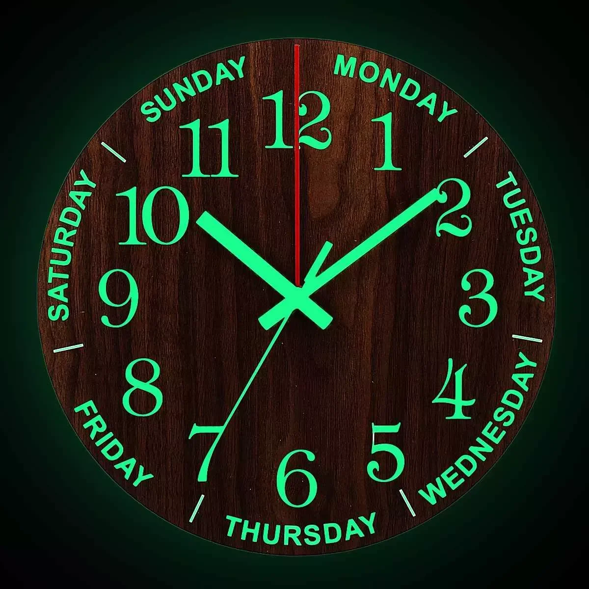 NEW IN 12 Inch Luminous Wall Clock Wood Silent light in dark night Nordic Fashion Wall Clock Non Ticking Clock With Night Light
NEW IN 12 Inch Luminous Wall Clock Wood Silent light in dark night Nordic Fashion Wall Clock Non Ticking Clock With Night Light