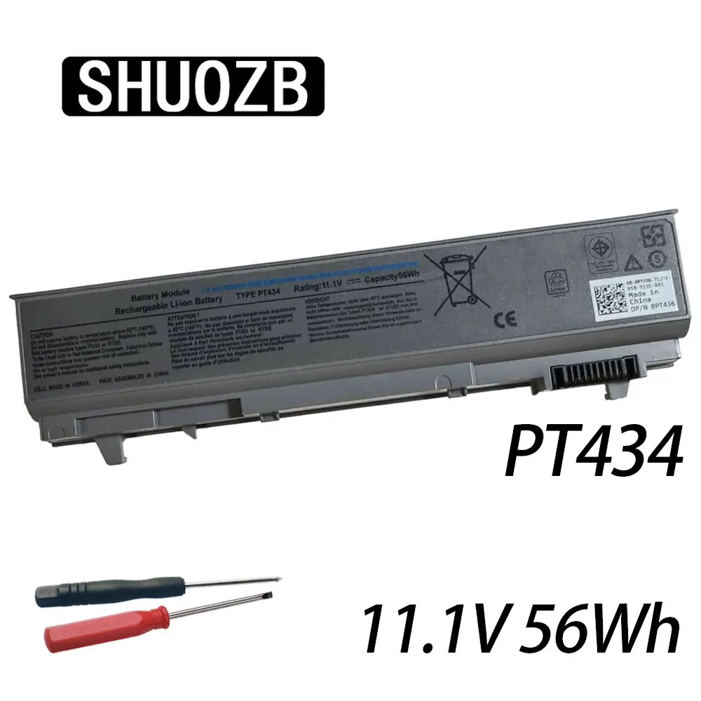 

SHUOZB W1193 PT434 KY477 Battery For Dell Latitude E6400 E6410 E6500 E6510 M2400 M4400 M4500 PT436 PT437 KY265 KY266 KY268 U844G