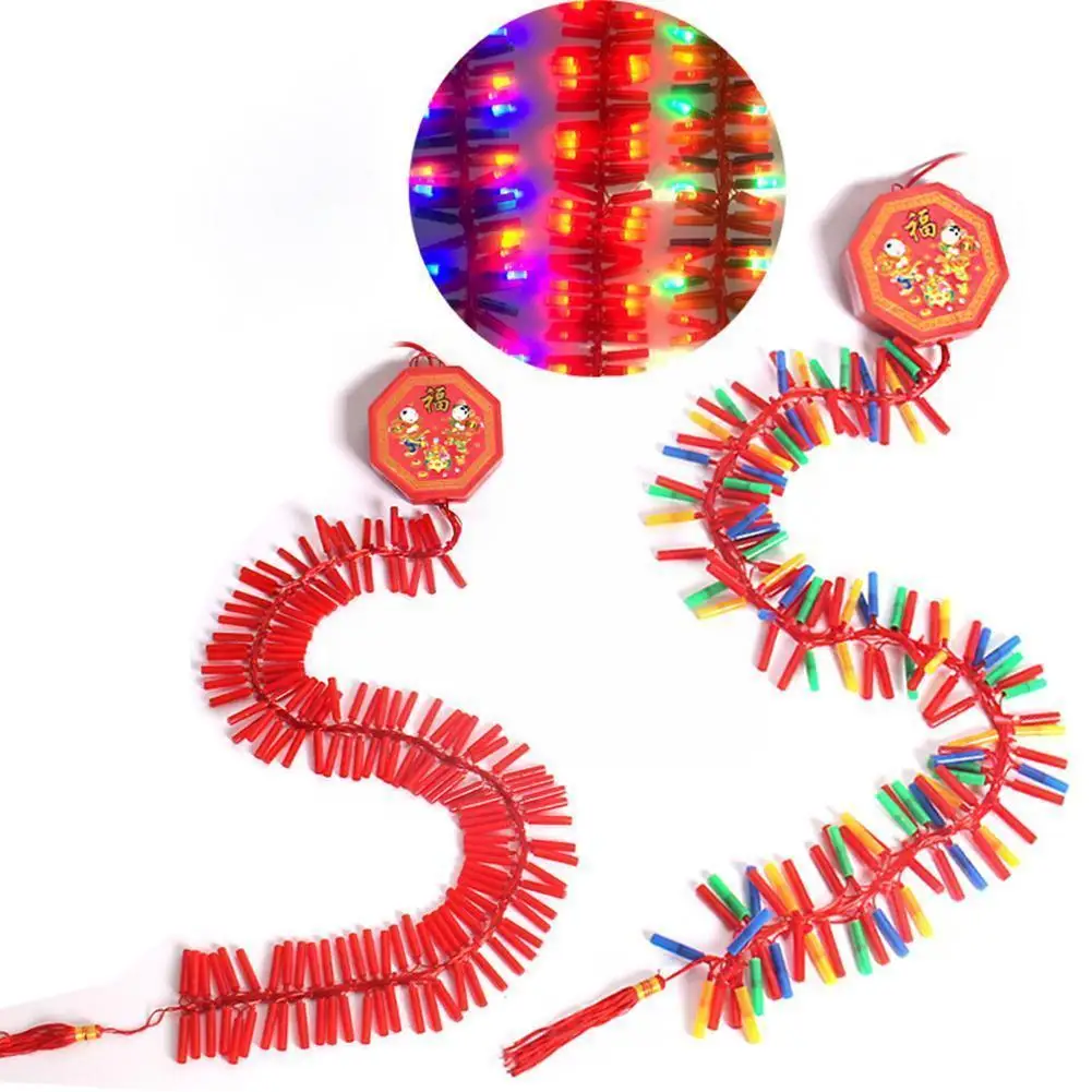 Ultra-bright Electronic Firecrackers Led Electric Fire Cracker Lights Sound Simulator For Chinese New Year Celebration
Ultra-bright Electronic Firecrackers Led Electric Fire Cracker Lights Sound Simulator For Chinese New Year Celebration