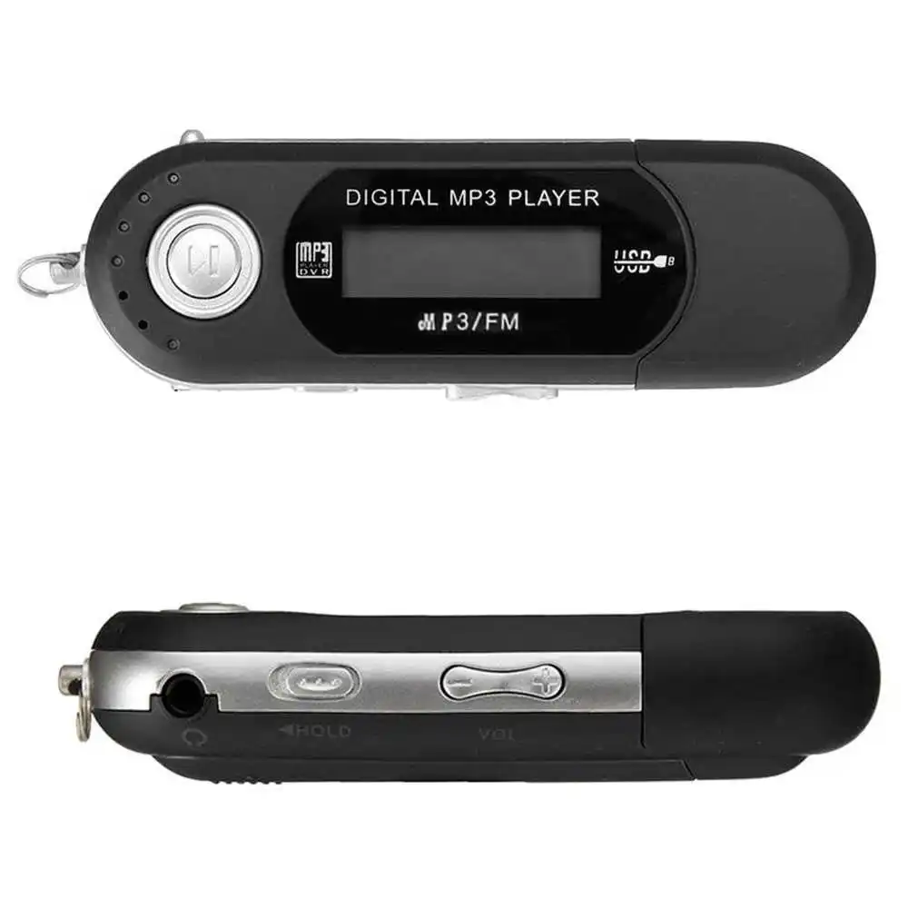 OcioDual Mini USB WMA MP3-плеер с ЖК-цифровым дисплеем для музыки fm-радио аудио до 32 ГБ Micro SD
