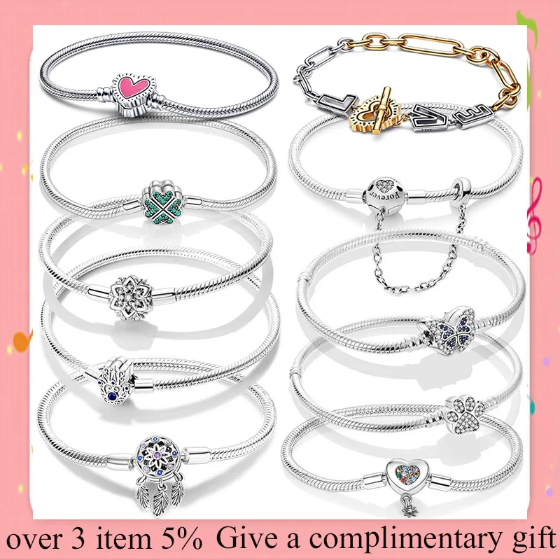 2023 Trends Original Bracelet 925 Silver Fit Brand Charms Pendant Beads Bangles Infinity Knot Women Bracelet Jewelry Gift Making
2023 Trends Original Bracelet 925 Silver Fit Brand Charms Pendant Beads Bangles Infinity Knot Women Bracelet Jewelry Gift Making