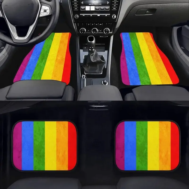 Gay Pride Flag Car Floor Mat, Gay Pride Decor, Car Accessories For Women, Gay Car Accessories, Interior Car Decor, Gay Pride Car
Gay Pride Flag Car Floor Mat, Gay Pride Decor, Car Accessories For Women, Gay Car Accessories, Interior Car Decor, Gay Pride Car