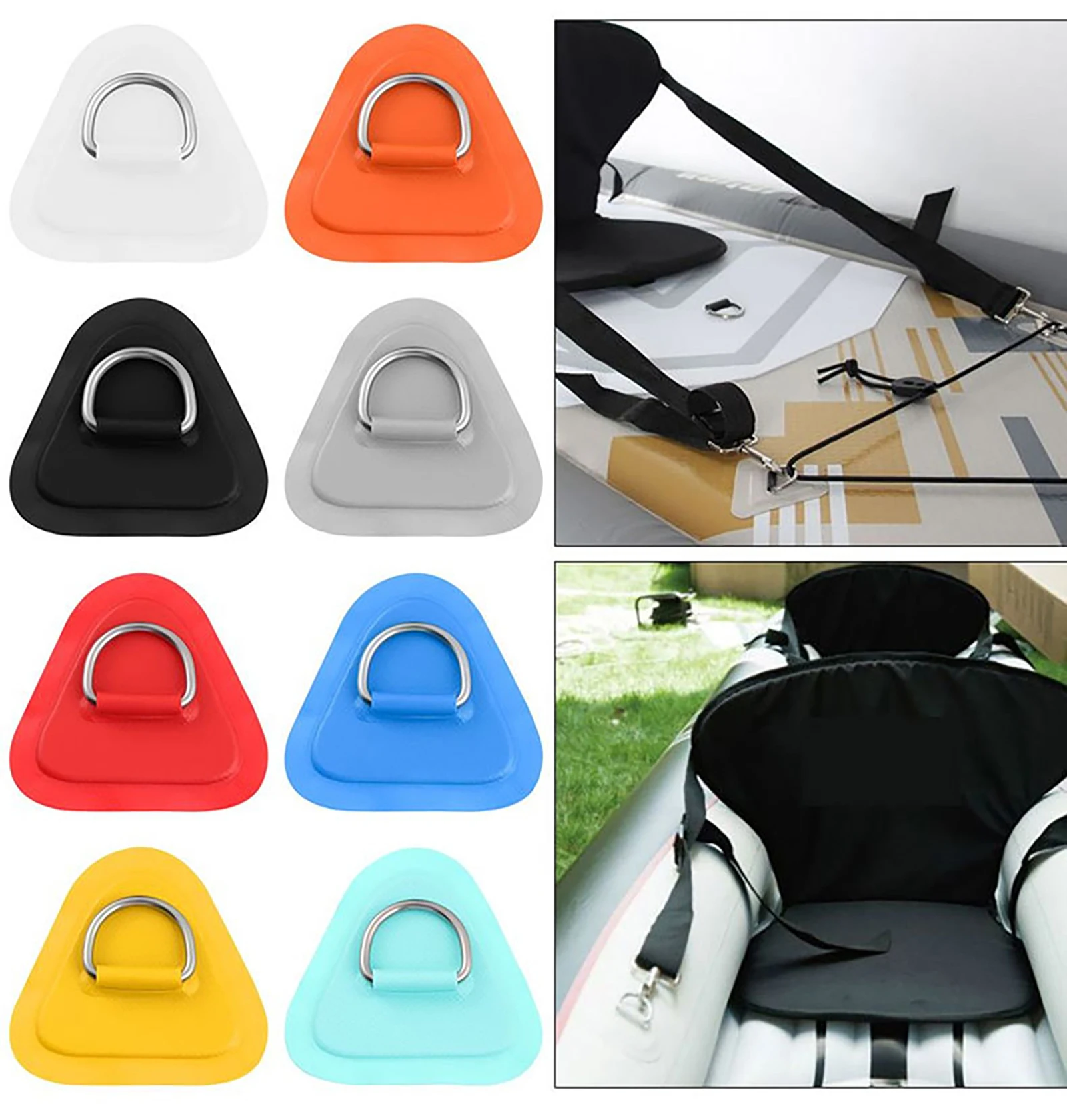 Kayak Paddle D-Ring Patch Set Inflatable Boat Kayak Parts With Elastic Rope Buckle And Hooks Stand-Up Paddleboard PVC Inflatable
Kayak Paddle D-Ring Patch Set Inflatable Boat Kayak Parts With Elastic Rope Buckle And Hooks Stand-Up Paddleboard PVC Inflatable