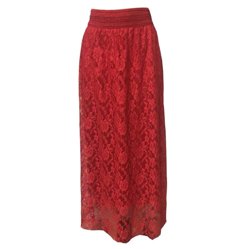 European and American slim high waist hollow lace skirt mid-length large swing umbrella skirt
European and American slim high waist hollow lace skirt mid-length large swing umbrella skirt